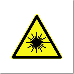 Laser hazard Posters and Art